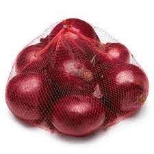 1 Small Bag of Red Onions