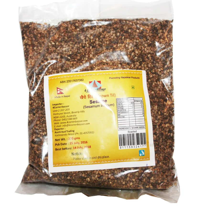 4CORNER SESAME POWDER 200g