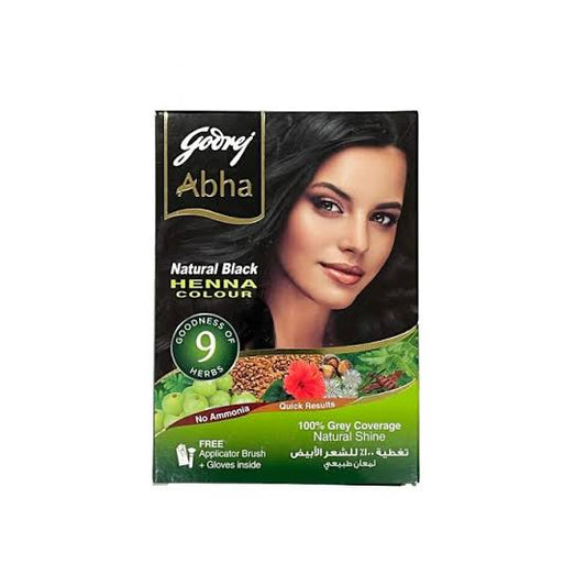 ABHA HEENA HAIR COLOUR BLACK