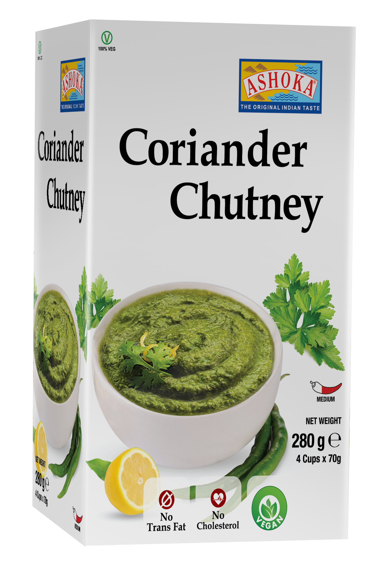 ASHOKA CORIANDER CHUTNEY 4X70g