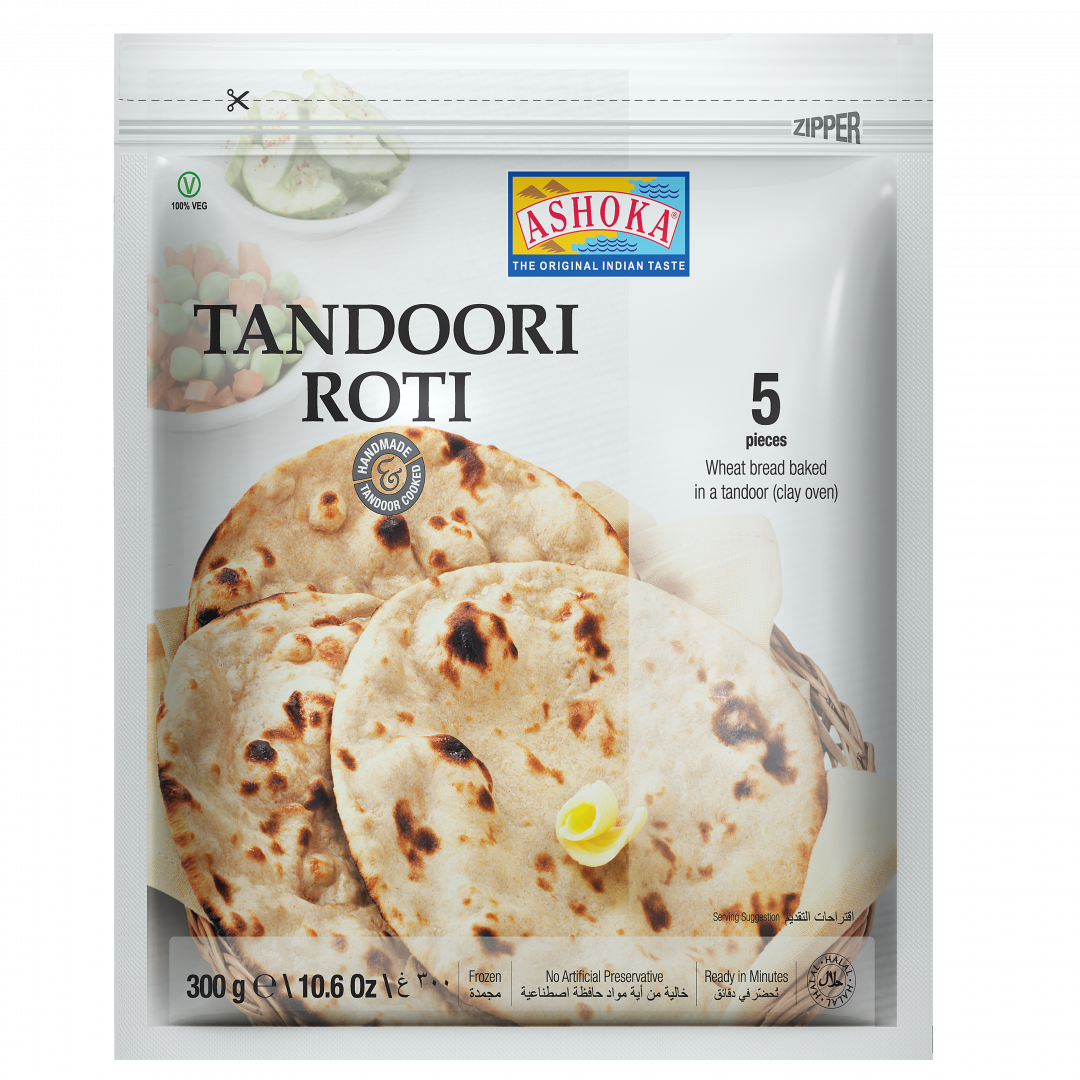 ASHOKA FROZEN TANDOORI ROTI 5pc