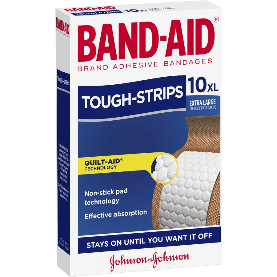 BAND-AID TOUGH-STRIPS 10XL