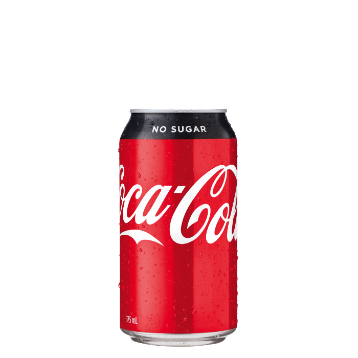 COKE NO SUGAR CAN 375ml