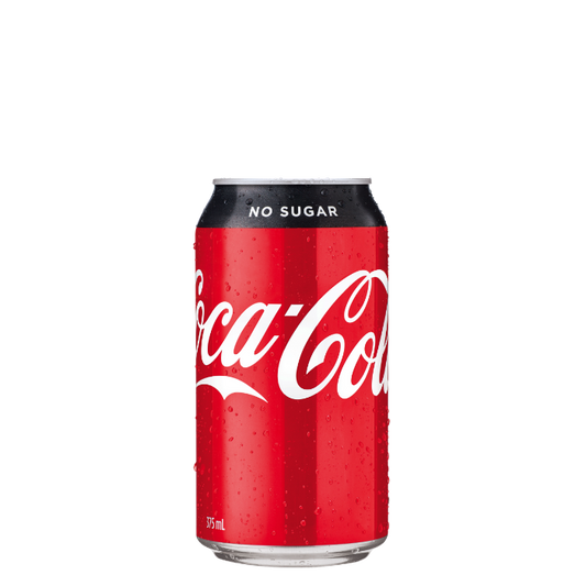 COKE NO SUGAR CAN 375ml