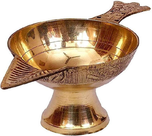 COPPER DIYA MEDIUM