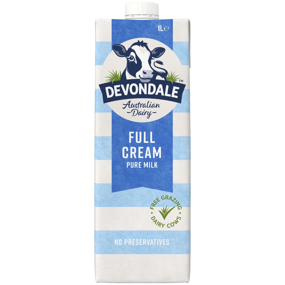 DEVONDALE MILK FULLCREAM 1L