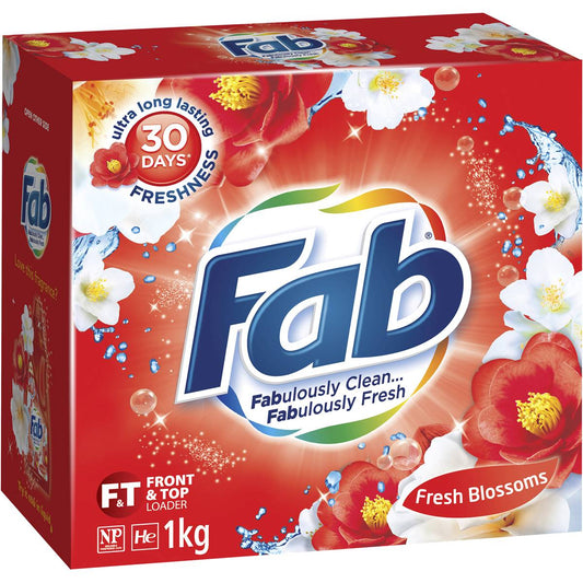 FAB DETERGENT POWDER 1KG