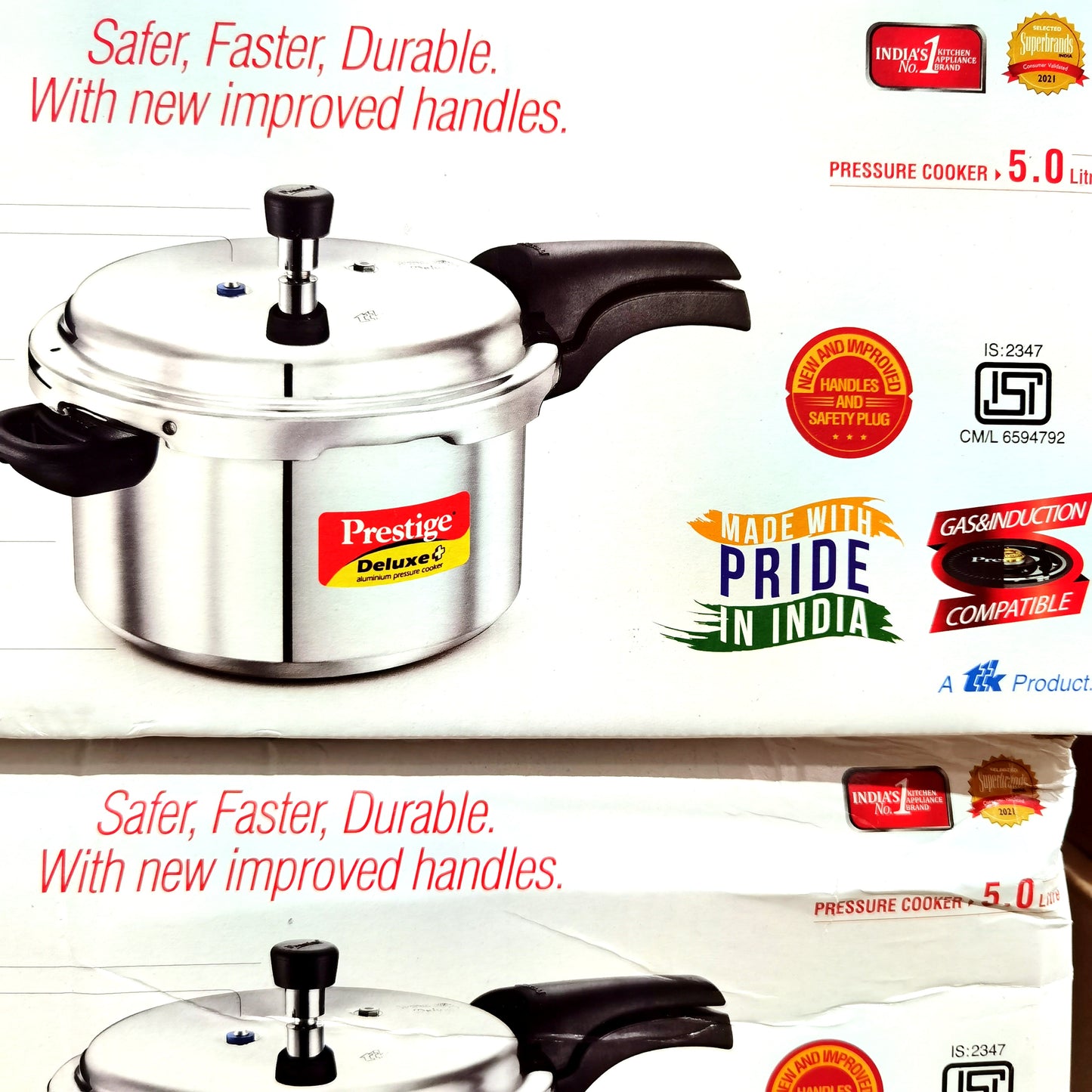 Prestige pressure cooker 5LT