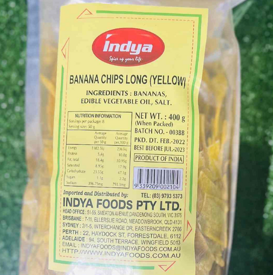 INDYA BANANA CHIPS 400g