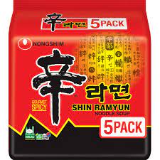 Nongshim Shin Ramyun Multi pack 120g×5