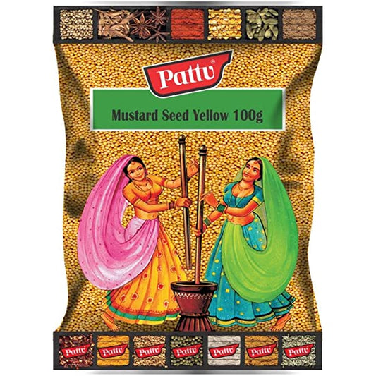 PATTU MUSTARD SEEDS YELLOW 100g