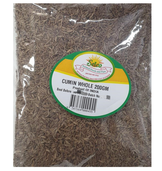 SELCO WHOLE CUMIN SEEDS 200g