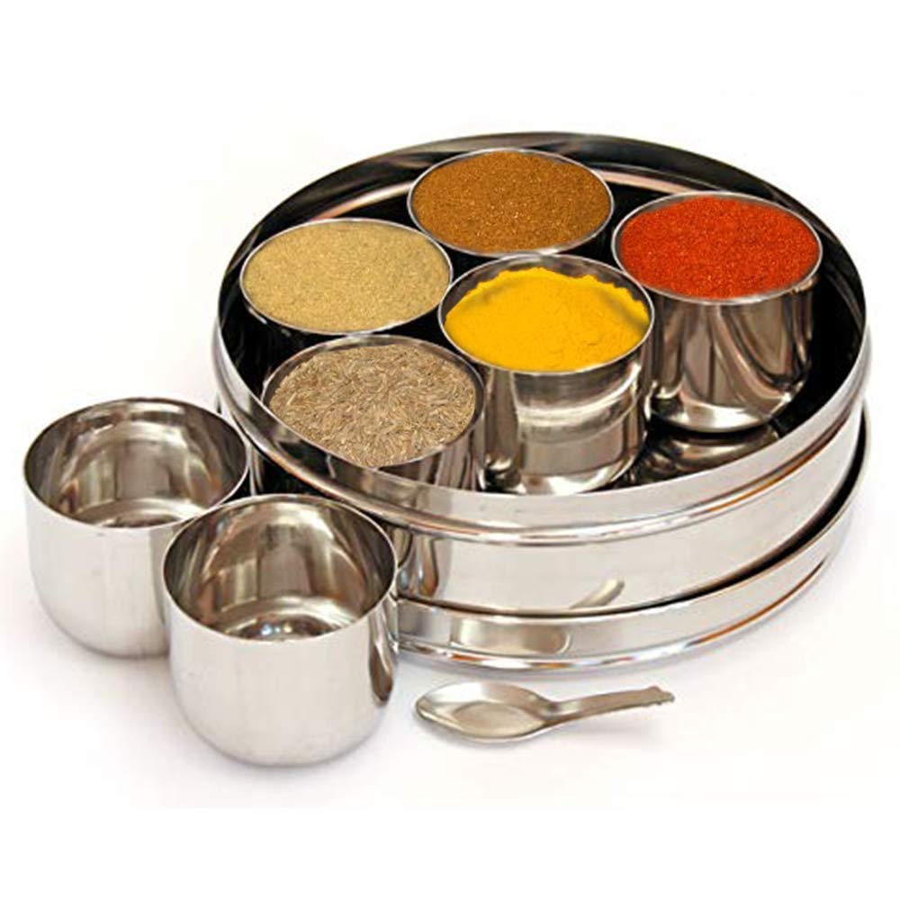 STEEL MASALA BOX