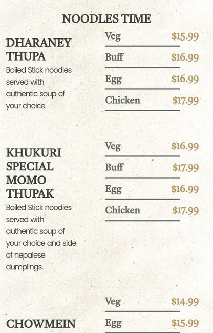 Campsie Restaurant-Khukuri