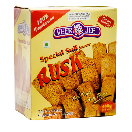 VEER JEE SUJI RUSK 400G