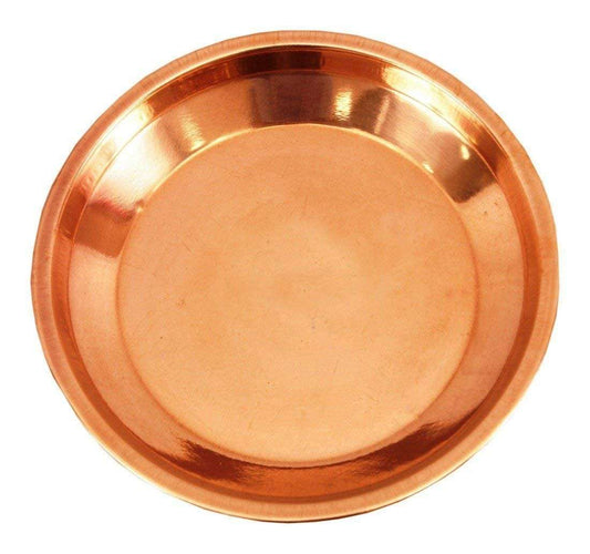 POOJA THALI COPPER SMALL